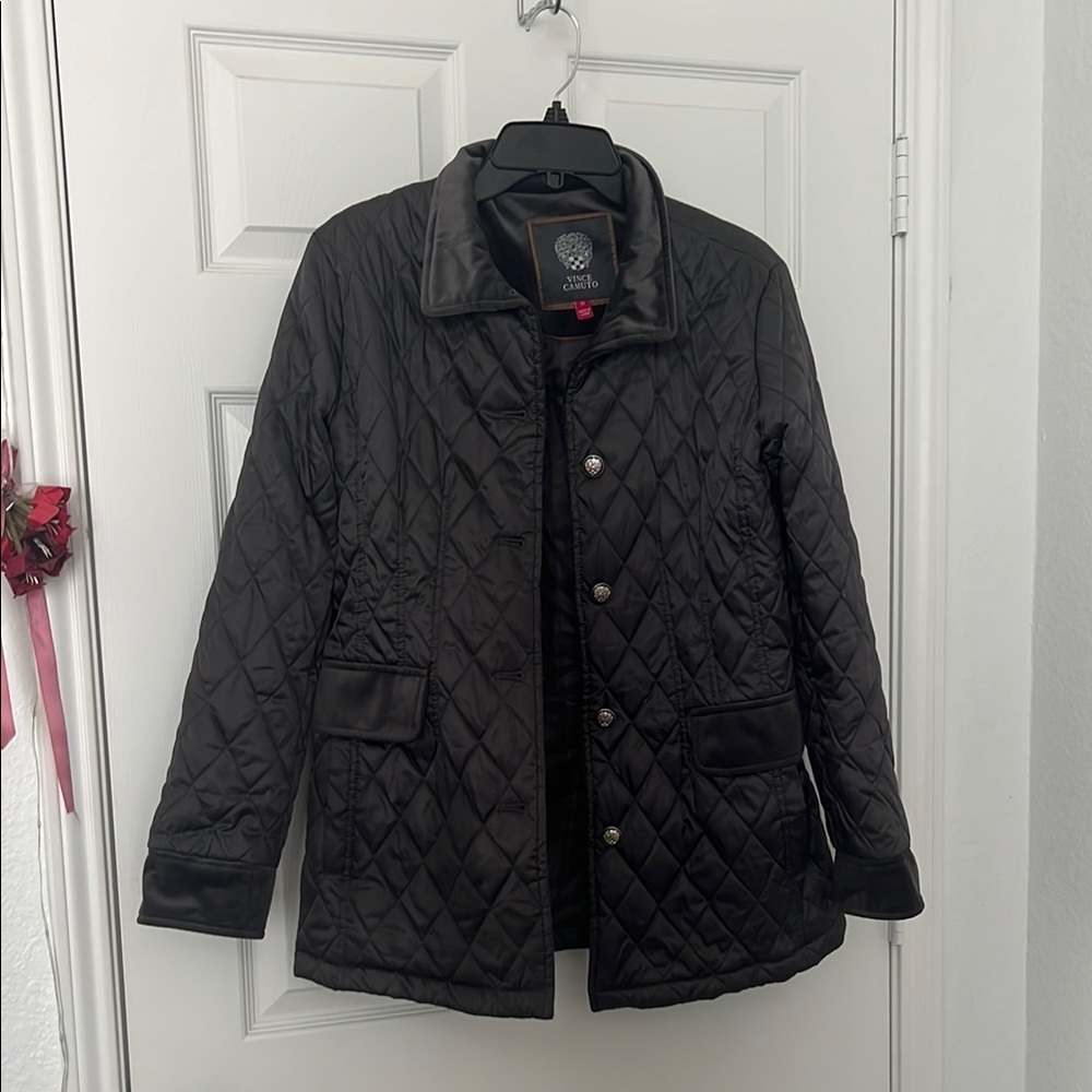 Vince Camuto Charcoal Quilted Jacket